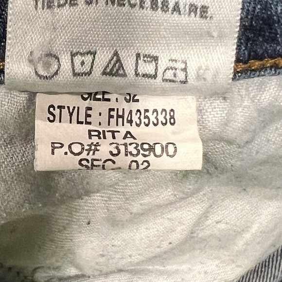 Joes Women Easy Crop Rita Slouchy Blue Wash Denim Stretch Jeans Sz 32X26 (36X26) - Picture 8 of 14